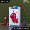 Komoda Happy K02 - veselá housenka (Barva bílá)