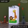 Komoda Happy K02 - veselý zvěřinec (Barva bílá)