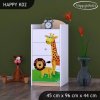 Komoda Happy K02 - veselý zvěřinec (Barva bílá)