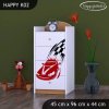 Komoda Happy K02 - závod F1 (Barva bílá)