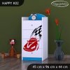 Komoda Happy K02 - závod F1 (Barva bílá)
