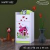 Komoda Happy K02 - začarovaný domeček (Barva bílá)