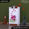 Komoda Happy K02 - začarovaný domeček (Barva bílá)