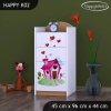 Komoda Happy K02 - začarovaný domeček (Barva bílá)