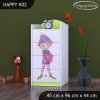 Komoda Happy K02 - zamilovaný skřítek (Barva bílá)