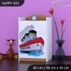 Komoda Happy K03 - velká loď (Barva bílá)
