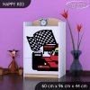 Komoda Happy K03 - ferrari (Barva bílá)