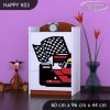 Komoda Happy K03 - ferrari (Barva bílá)