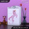 Komoda Happy K03 - princezna a jednorožec (Barva bílá)