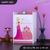 Komoda Happy K03 - princezna se zámkem (Barva bílá)
