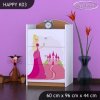 Komoda Happy K03 - princezna se zámkem (Barva bílá)