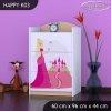 Komoda Happy K03 - princezna se zámkem (Barva bílá)