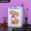 Komoda Happy K03 - pejsek (Barva bílá)