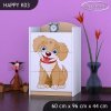 Komoda Happy K03 - pejsek (Barva bílá)