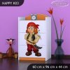 Komoda Happy K03 - pirát (Barva bílá)