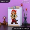 Komoda Happy K03 - pirát (Barva bílá)