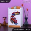 Komoda Happy K03 -vláček (Barva bílá)