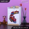 Komoda Happy K03 -vláček (Barva bílá)