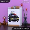 Komoda Happy K03 - policie (Barva bílá)