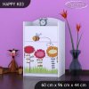 Komoda Happy K03 - včelka (Barva bílá)