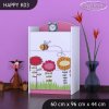 Komoda Happy K03 - včelka (Barva bílá)