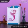 Komoda Happy K03 - mořská víla (Barva bílá)