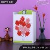 Komoda Happy K03 - růžové auto s balónky (Barva bílá)