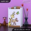 Komoda Happy K03 - safari (Barva bílá)