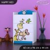 Komoda Happy K03 - safari (Barva bílá)