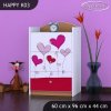 Komoda Happy K03 - srdíčka (Barva bílá)