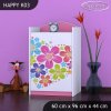 Komoda Happy K03 - srdce z květů (Barva bílá)