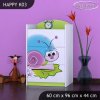 Komoda Happy K03 - slimák (Barva bílá)