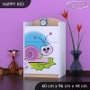 Komoda Happy K03 - slimák (Barva bílá)