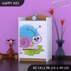 Komoda Happy K03 - slimák (Barva bílá)