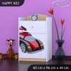 Komoda Happy K03 - super bolid (Barva bílá)