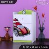 Komoda Happy K03 - super bolid (Barva bílá)