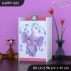 Komoda Happy K03 - stříkající sloník (Barva bílá)