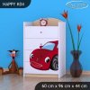 Komoda Happy K04 - pohádkové auto (Barva bílá)