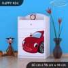 Komoda Happy K04 - pohádkové auto (Barva bílá)