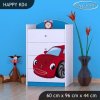 Komoda Happy K04 - pohádkové auto (Barva bílá)