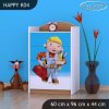 Komoda Happy K04 - bořek stavitel (Barva bílá)