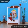 Komoda Happy K04 - bořek stavitel (Barva bílá)