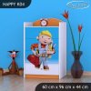 Komoda Happy K04 - bořek stavitel (Barva bílá)