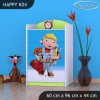 Komoda Happy K04 - bořek stavitel (Barva bílá)