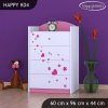 Komoda Happy K04 - čarodějka (Barva bílá)