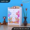 Komoda Happy K04 - medvídci s balónky (Barva bílá)