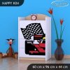 Komoda Happy K04 - ferrari (Barva bílá)