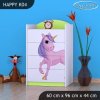 Komoda Happy K04 - jednorožec (Barva bílá)