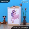Komoda Happy K04 - jednorožec (Barva bílá)