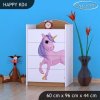 Komoda Happy K04 - jednorožec (Barva bílá)